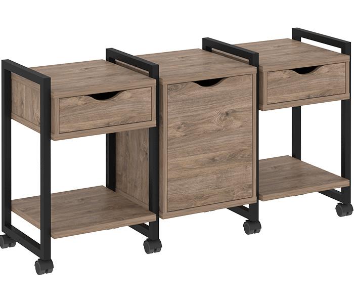Тумба подкатная RIVA VR.L-TN-6.K Black
