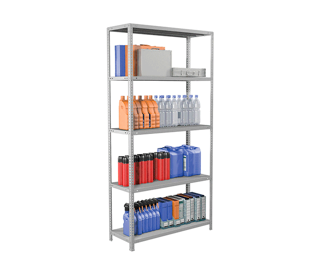 Стеллаж металлический BRABIX MS Plus-200/30-5