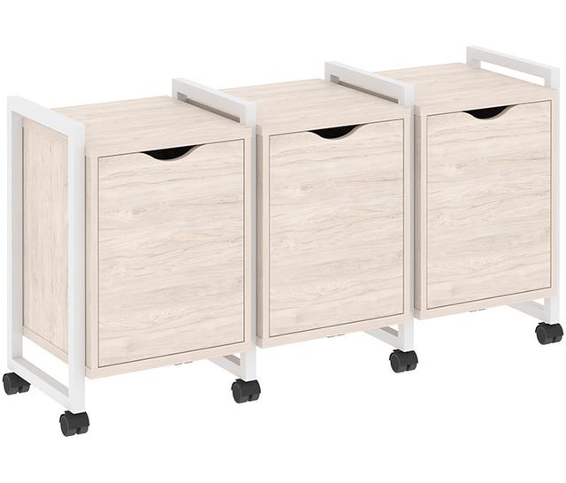 Тумба подкатная RIVA VR.L-TN-5.K White