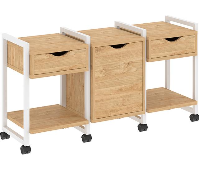 Тумба подкатная RIVA VR.L-TN-6.K White