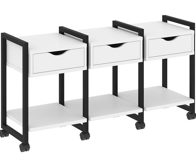 Тумба подкатная RIVA VR.L-TN-4.K Black