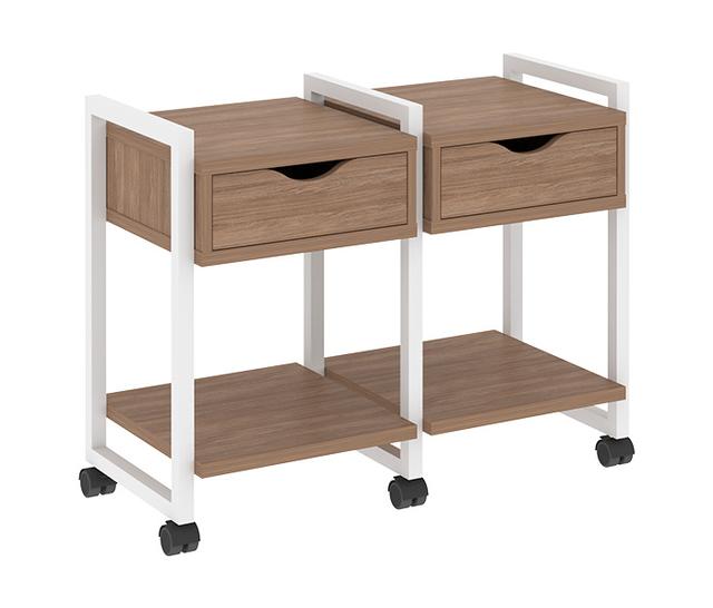 Тумба подкатная RIVA VR.L-TN-1.K White