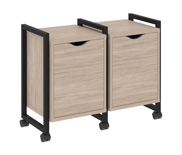Тумба подкатная RIVA VR.L-TN-2.K Black
