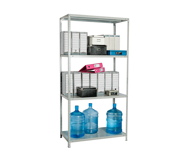 Стеллаж металлический BRABIX MS-150/40/70-4