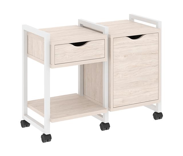 Тумба подкатная RIVA VR.L-TN-3.K White