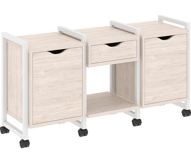 Тумба подкатная RIVA VR.L-TN-7.K White