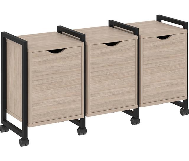 Тумба подкатная RIVA VR.L-TN-5.K Black